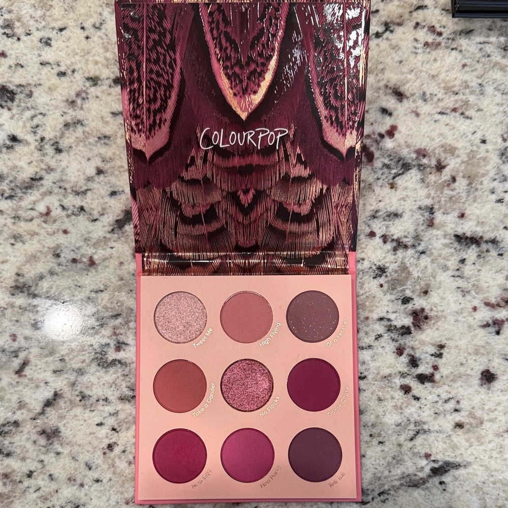 ColourPop Fine Feathered Eyeshadow Palette